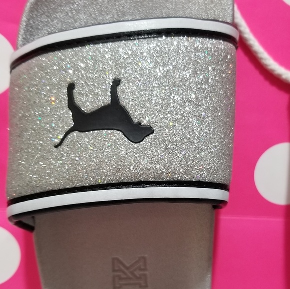 NWT!  PINK VS SINGLE STRAP SLIDES - Picture 2 of 5